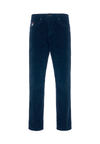 Pantalone cinque tasche in velluto taperede fit