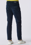Pantalone cinque tasche in velluto taperede fit