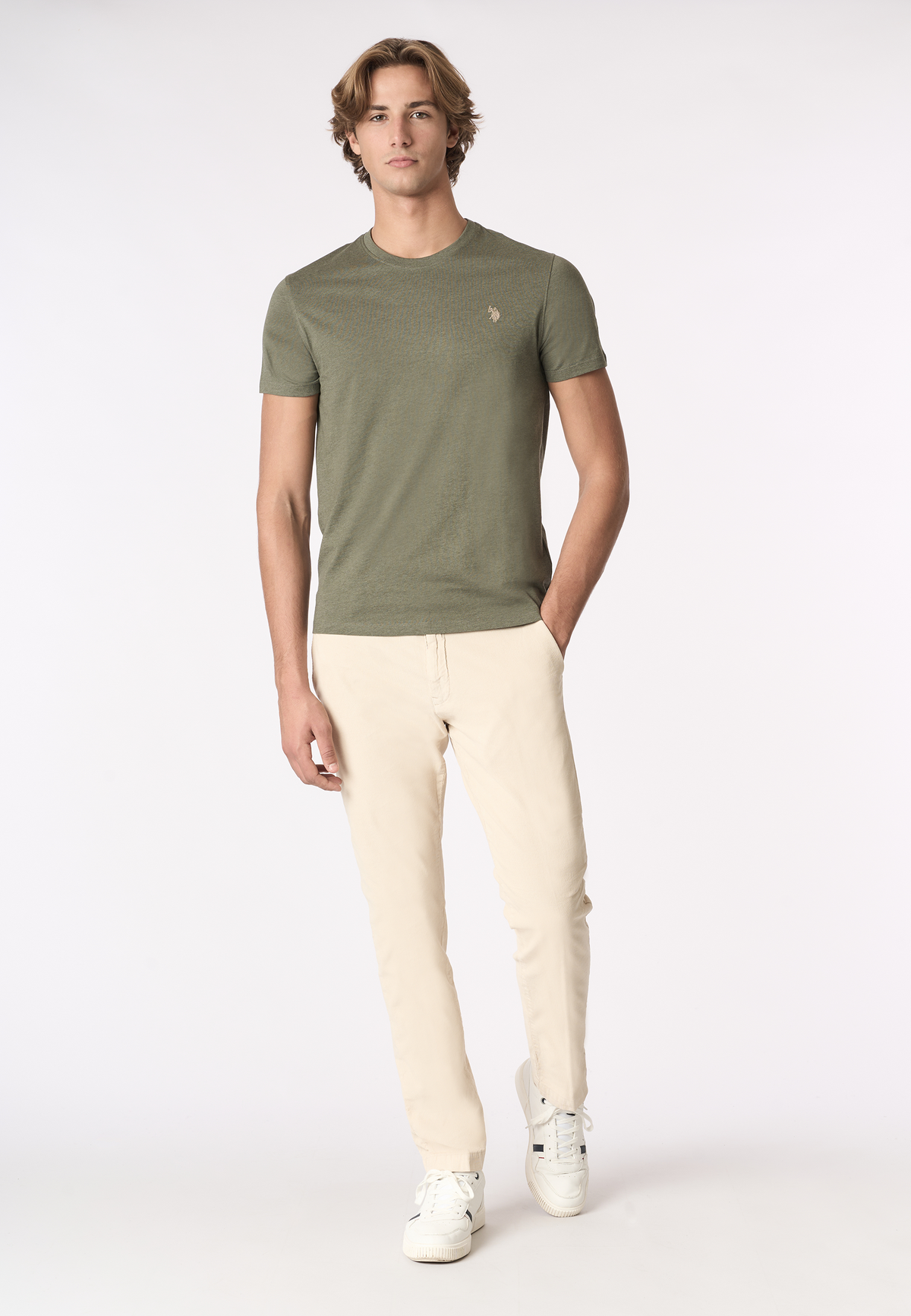 T-shirt girocollo melange