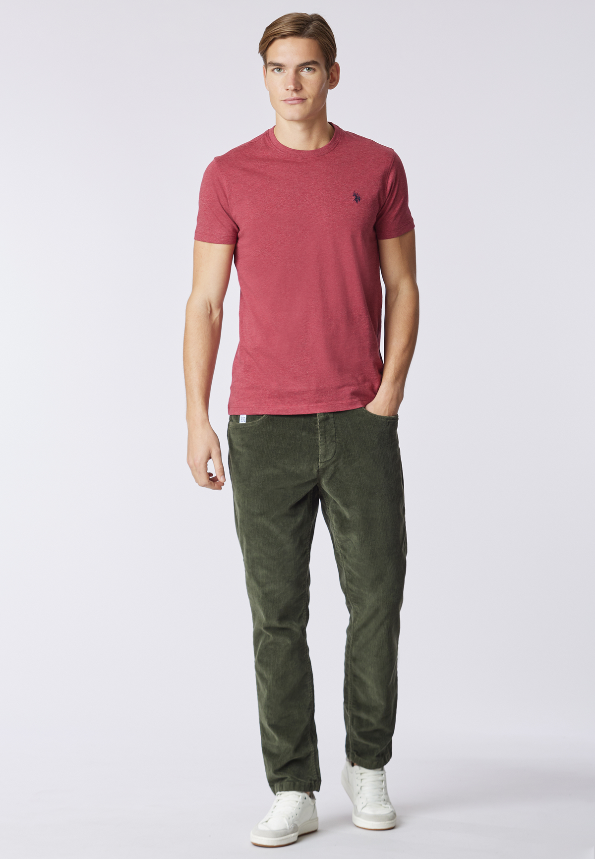 T-shirt girocollo melange