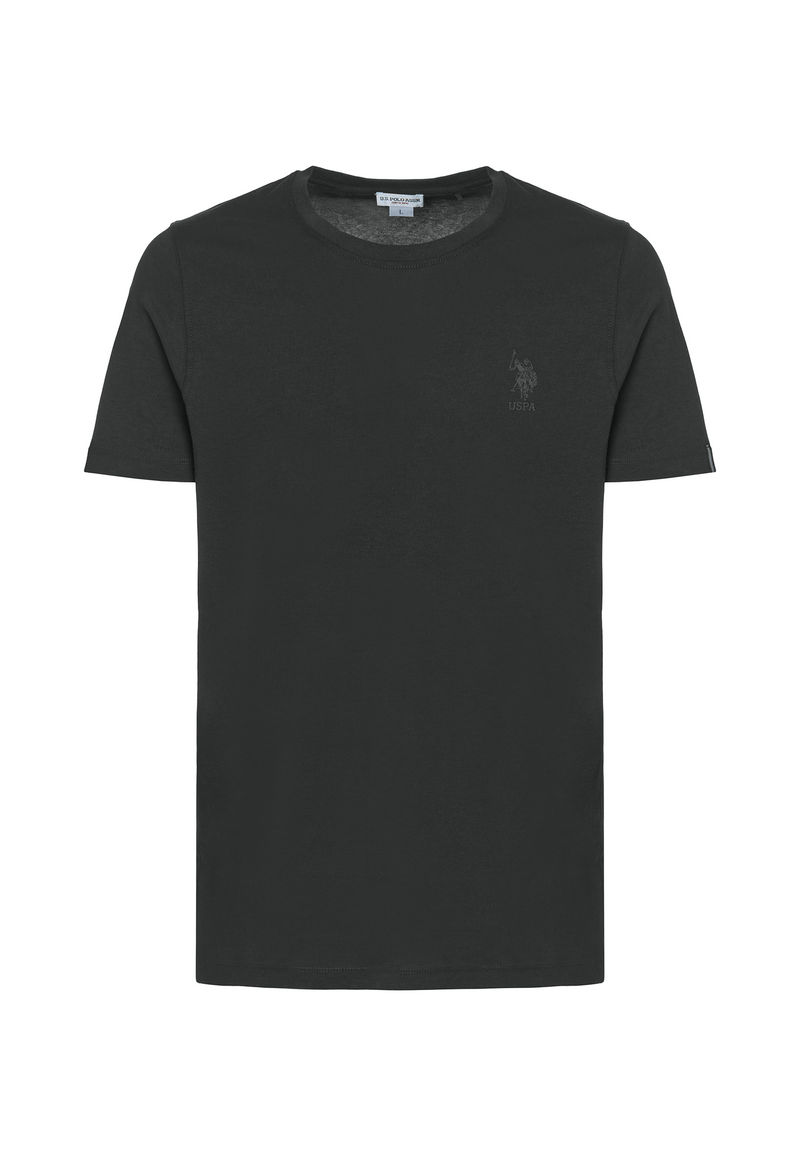 T-shirt in cotone jersey stretch con logo