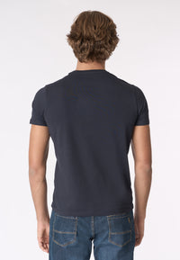 T-shirt in cotone jersey stretch con logo