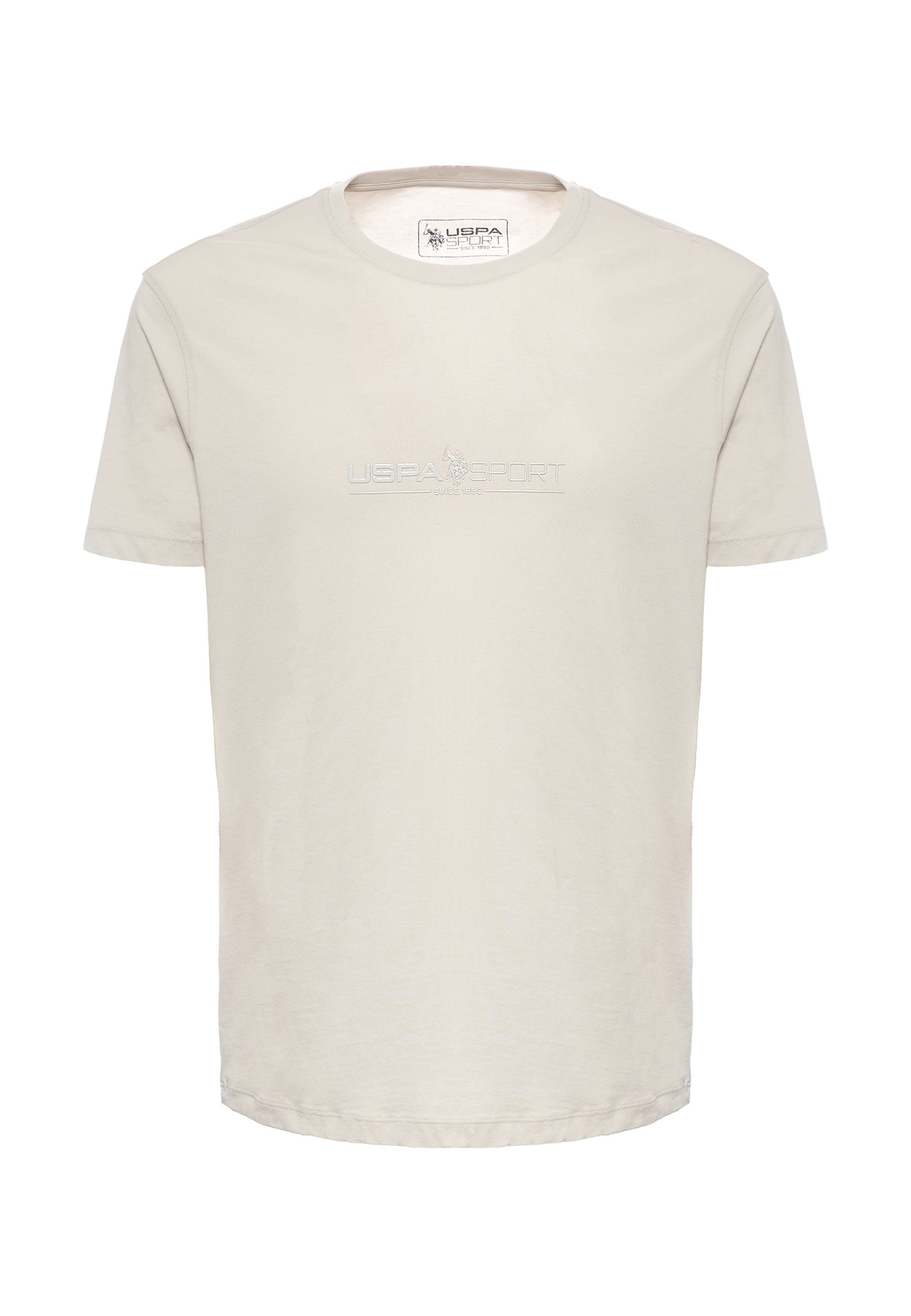 T-shirt girocollo in cotone stretch jersey con stampa