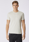 T-shirt girocollo in cotone stretch jersey con stampa