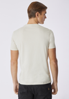 T-shirt girocollo in cotone stretch jersey con stampa