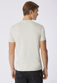 T-shirt girocollo in cotone stretch jersey con stampa