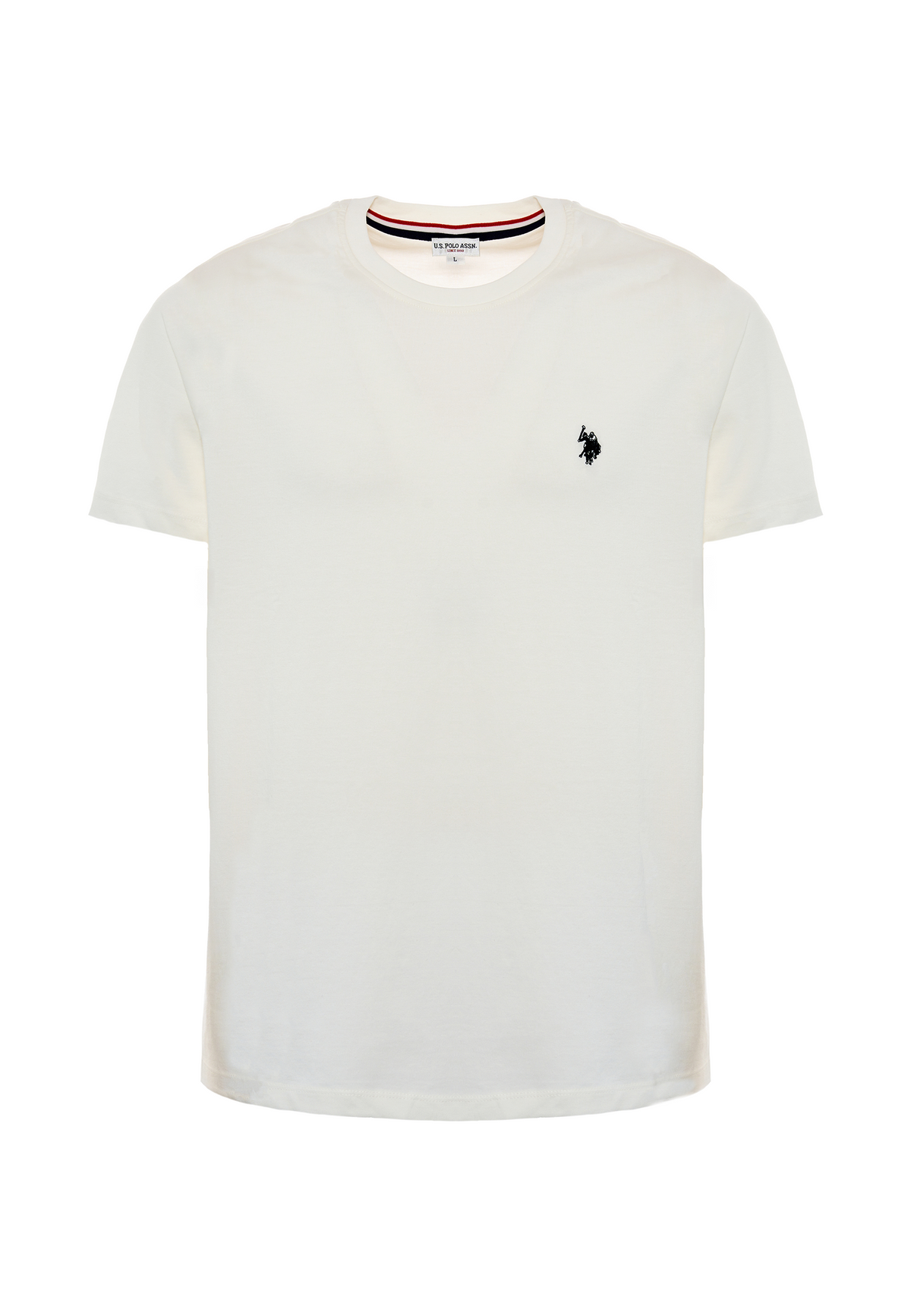 T-shirt girocollo in cotone heavy jersey