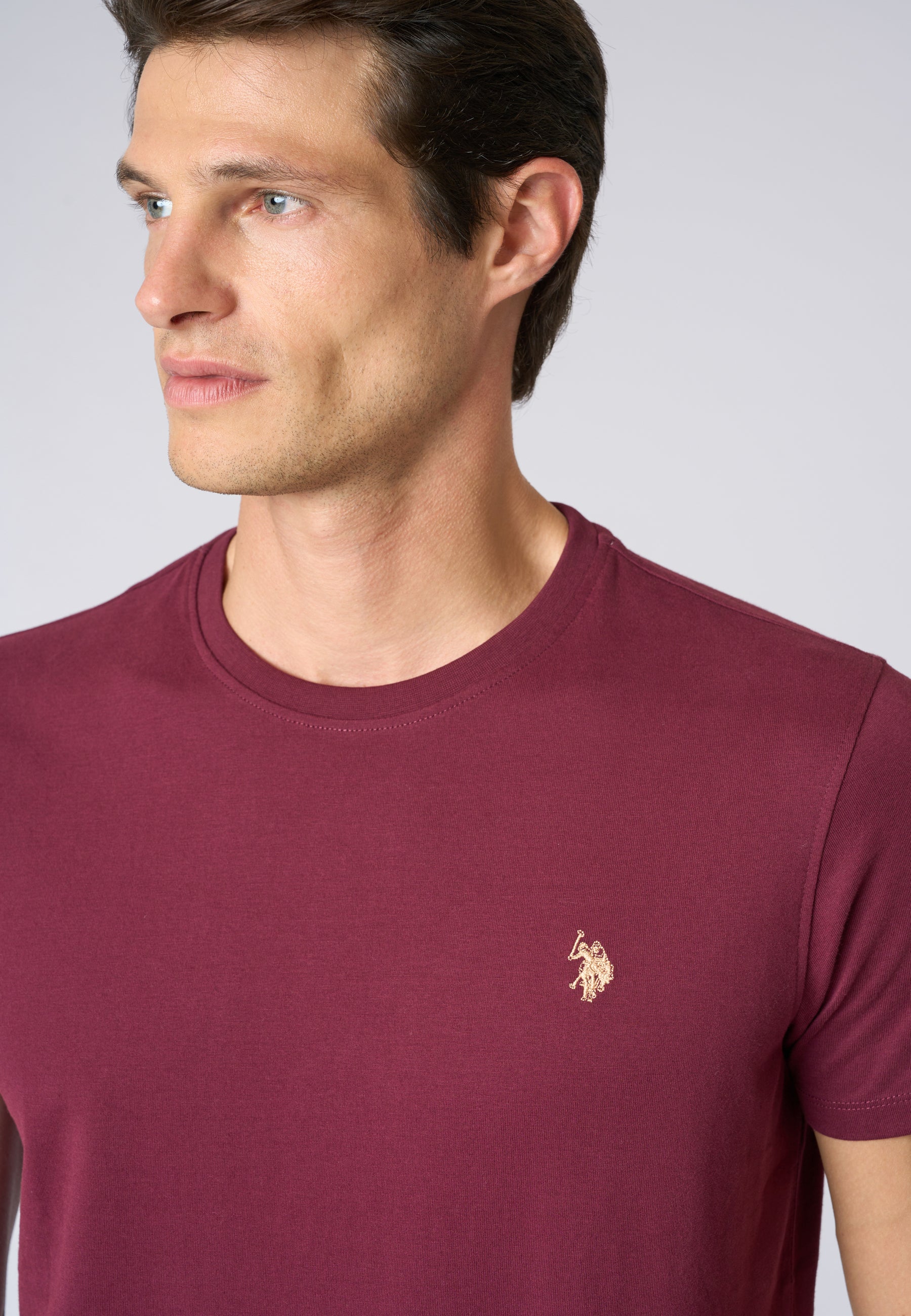 T-shirt a maniche corte heavy jersey con logo