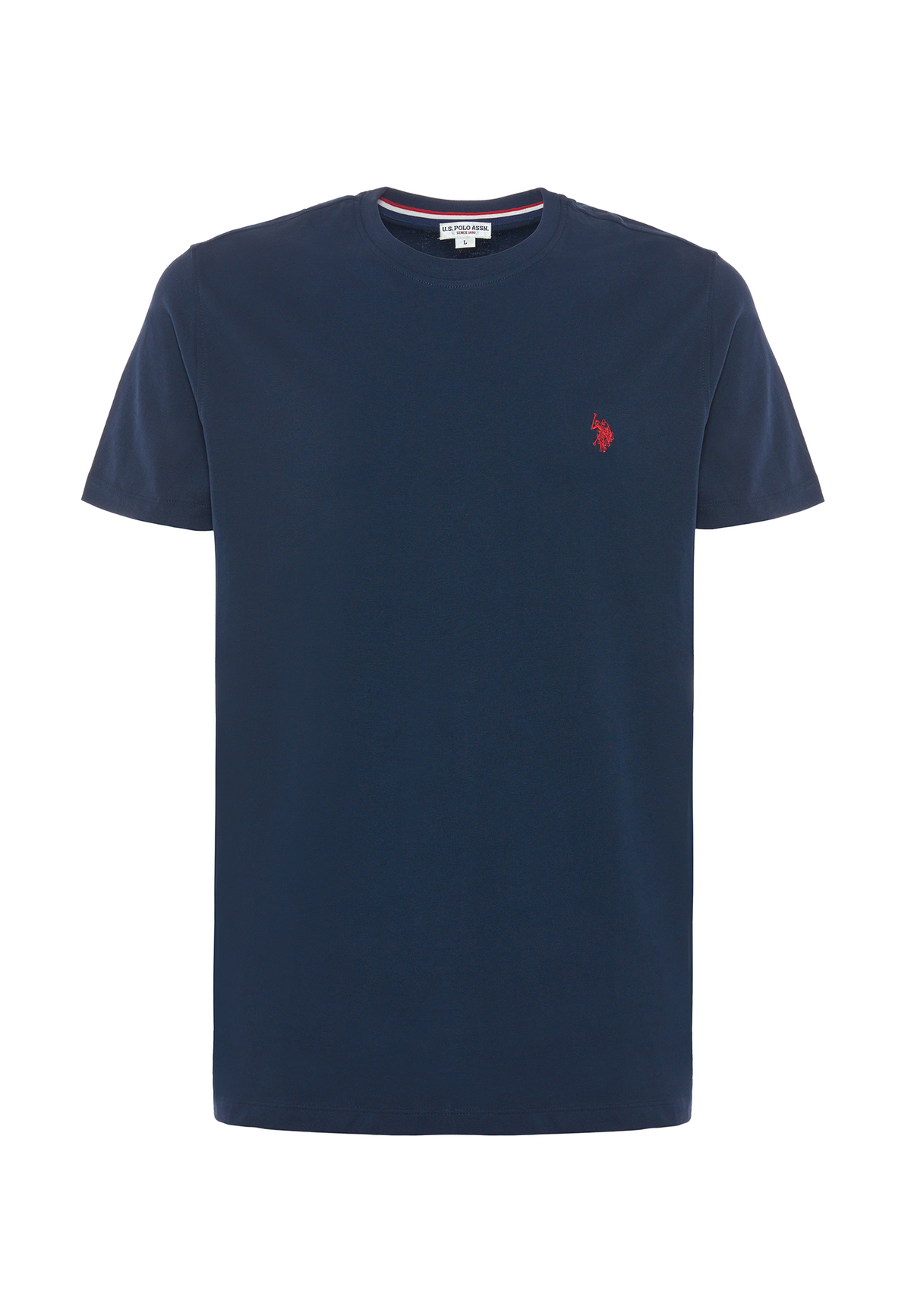 T-shirt girocollo in cotone heavy jersey
