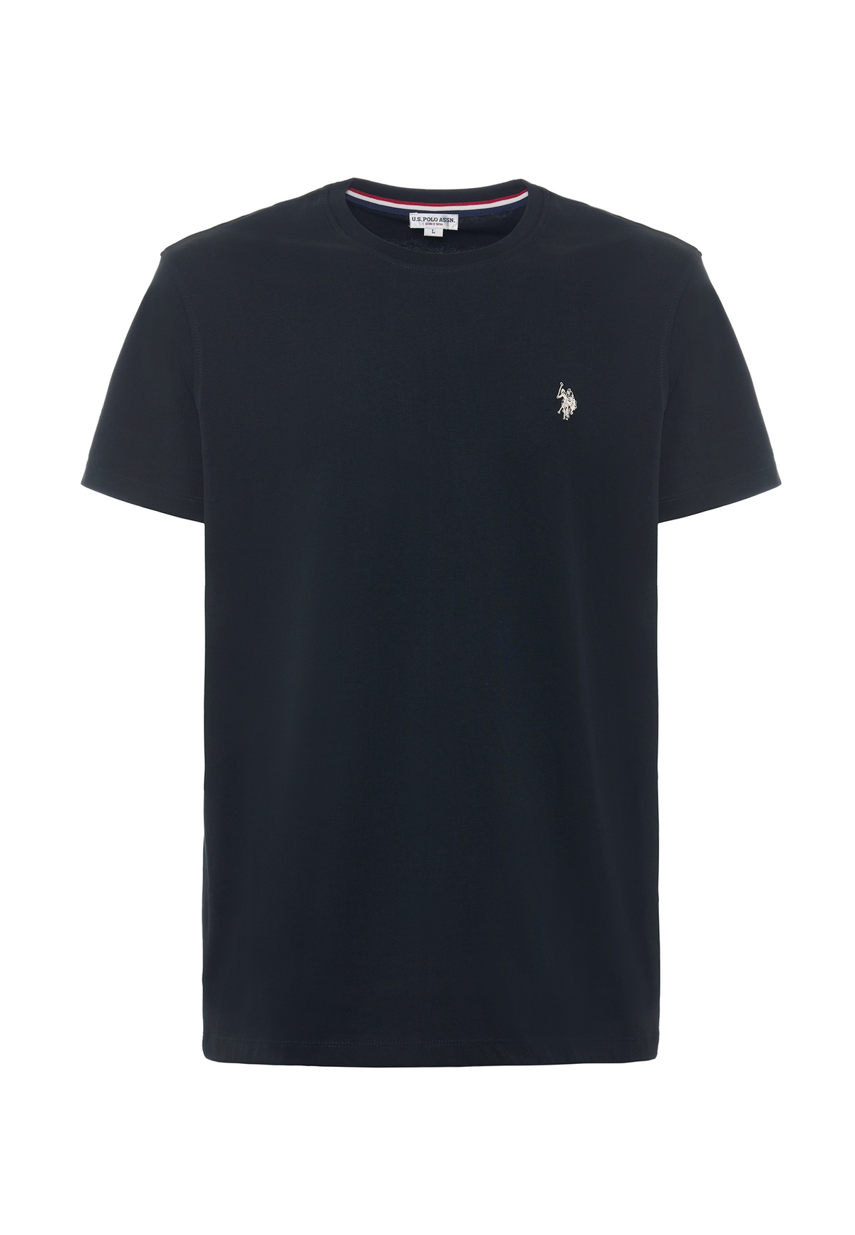T-shirt girocollo in cotone heavy jersey