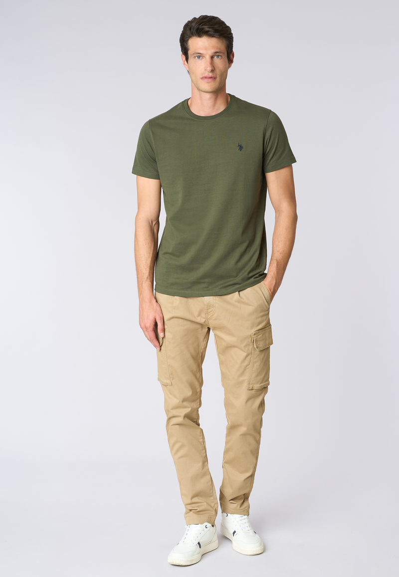 Pantalone chino jogger in cotone stretch