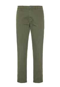 Pantalone chino in cotone stretch gabardine