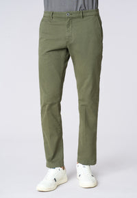 Pantalone chino in cotone stretch gabardine