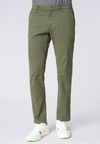 Pantalone chino in cotone stretch gabardine