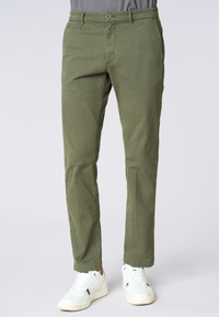 Pantalone chino in cotone stretch gabardine