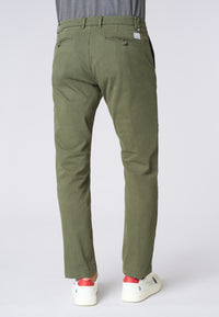 Pantalone chino in cotone stretch gabardine