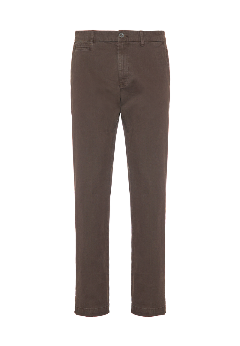 Pantalone chino in cotone stretch gabardine