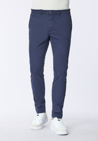 Pantalone chino in cotone stretch gabardine