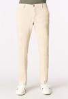 Pantalone chino in velluto stretch