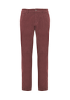 Pantalone chino in velluto stretch