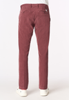 Pantalone chino in velluto stretch