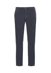 Pantalone chino in velluto stretch