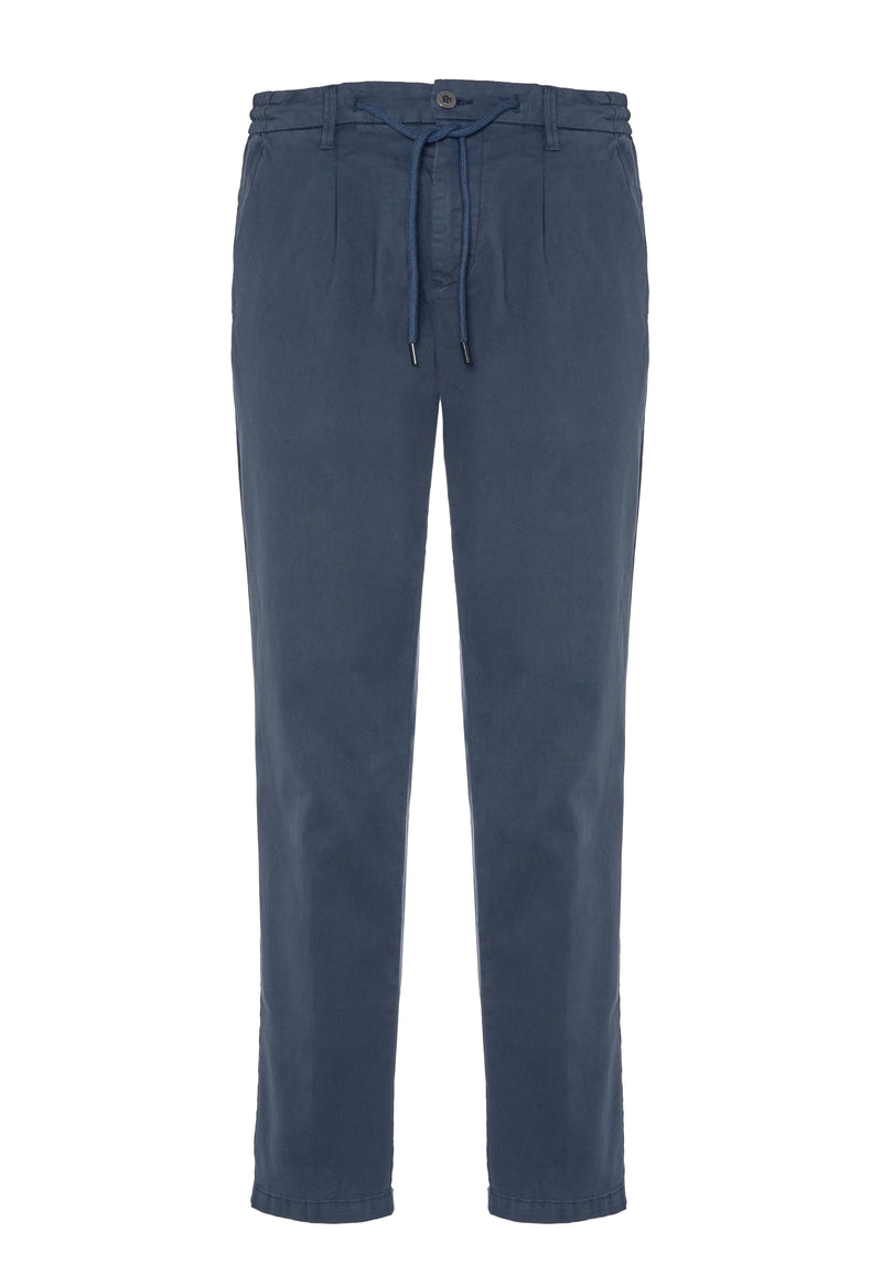 Pantalone chino jogger in cotone stretch