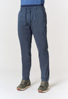 Pantalone chino jogger in cotone stretch