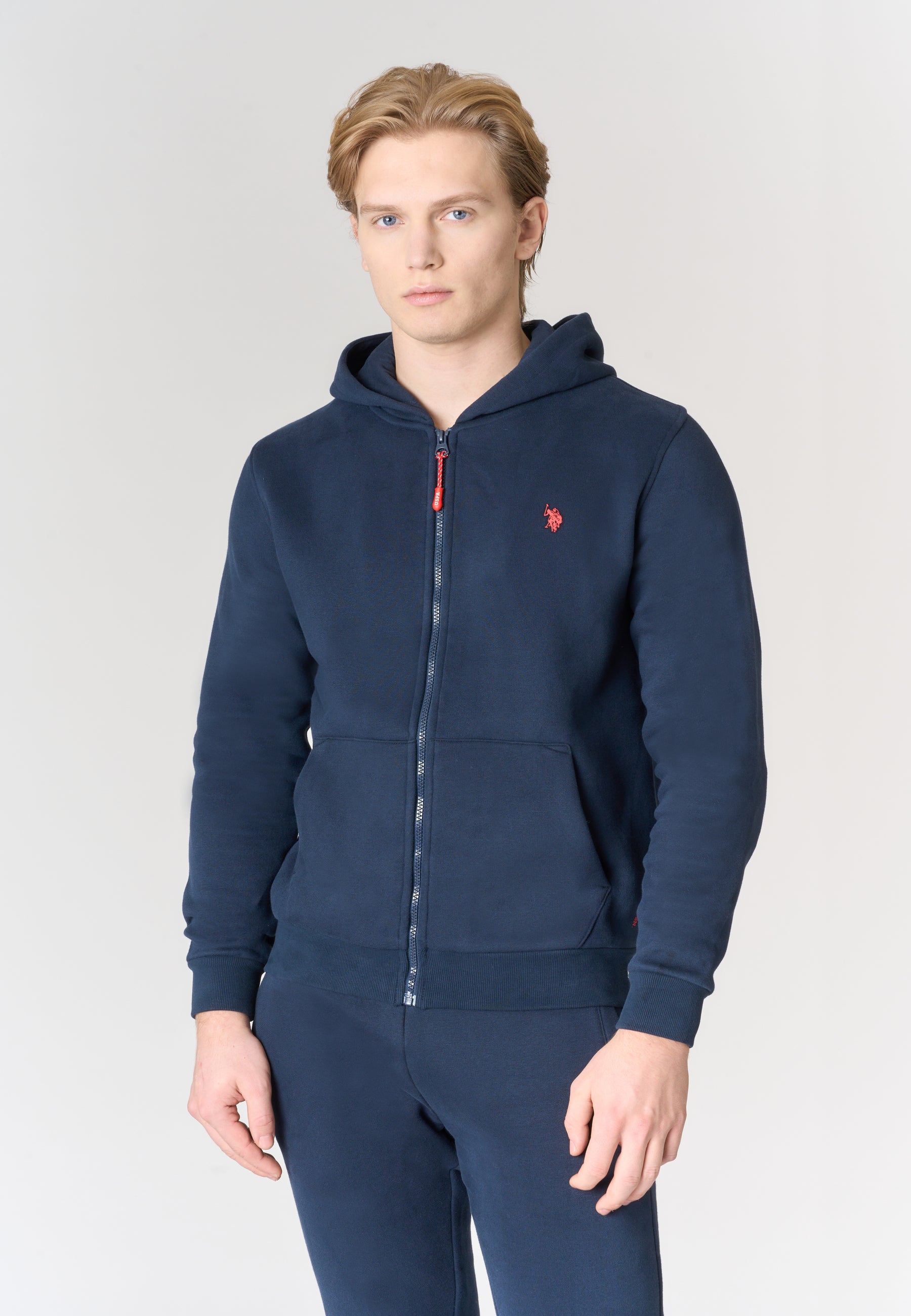 Felpa con cappuccio felpata internamente