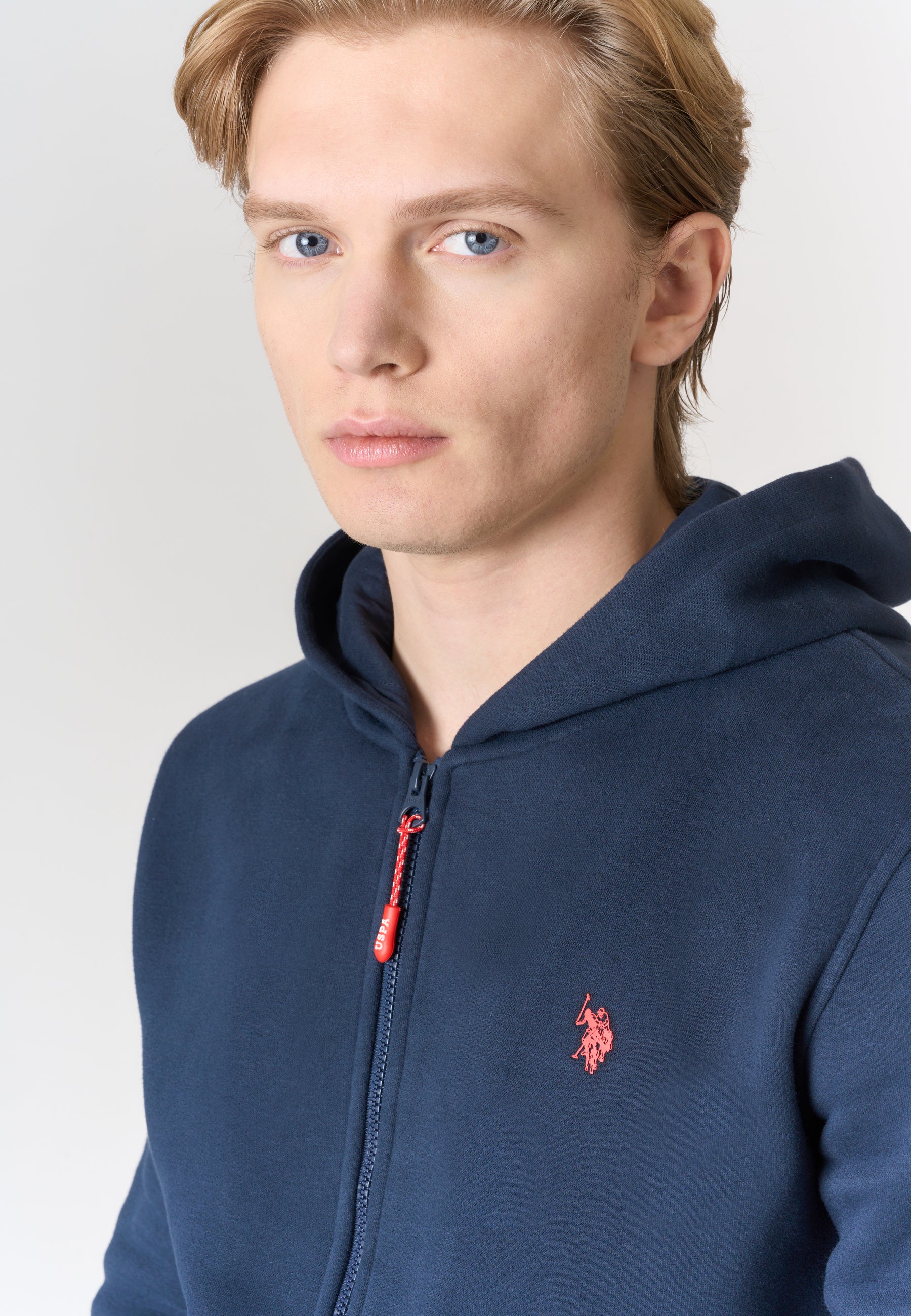 Felpa con cappuccio felpata internamente