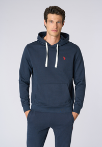 Felpa in cotone con cappuccio