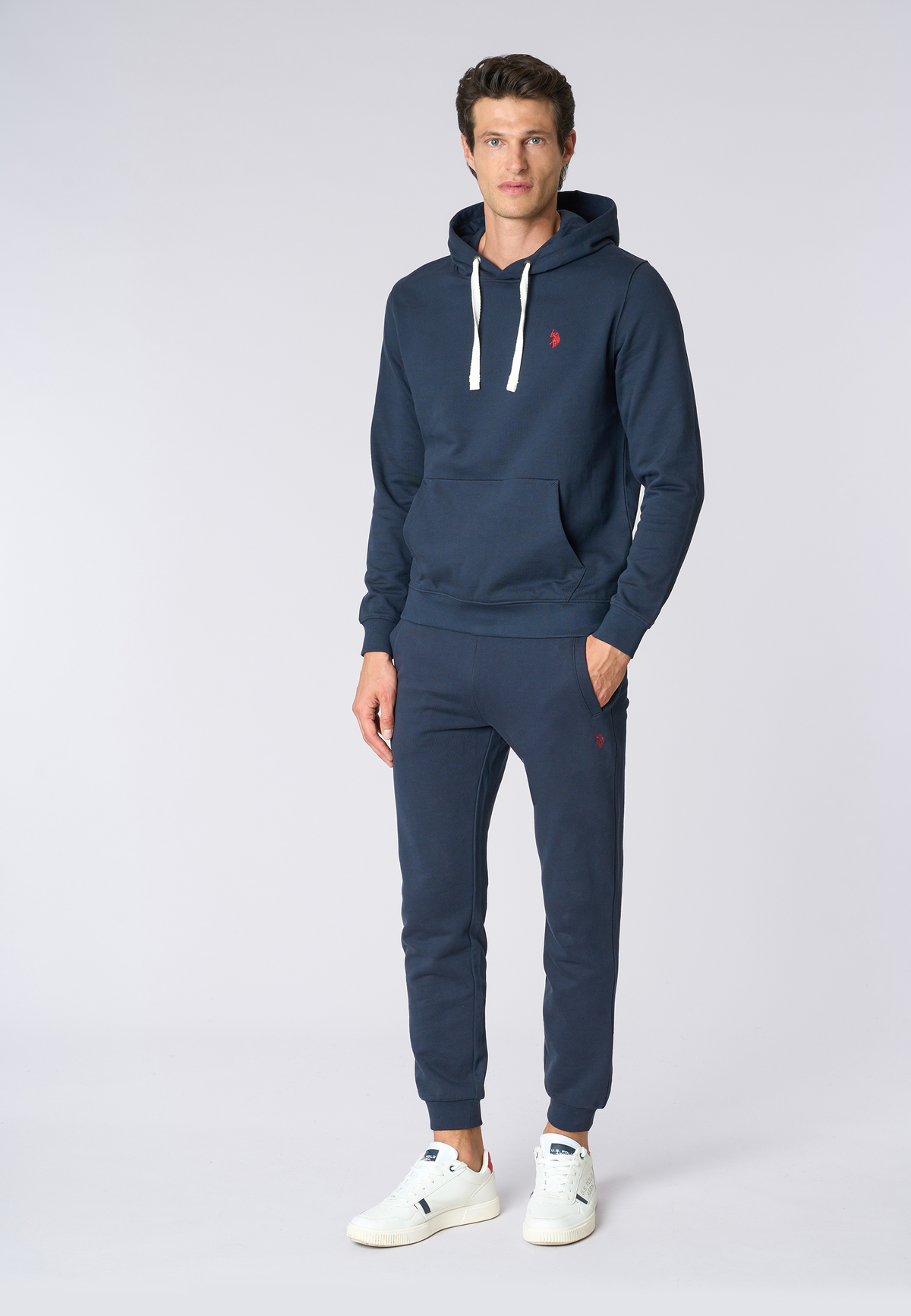 Felpa in cotone con cappuccio