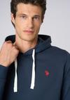 Felpa in cotone con cappuccio