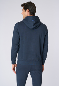 Felpa in cotone con cappuccio