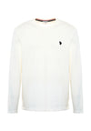 T-shirt a maniche lunghe in heavy jersey