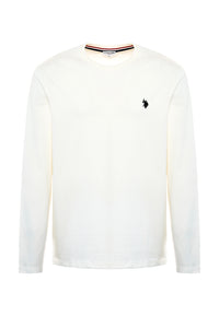 T-shirt a maniche lunghe in heavy jersey