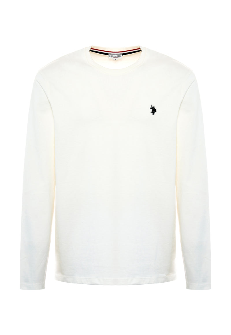 T-shirt a maniche lunghe in heavy jersey