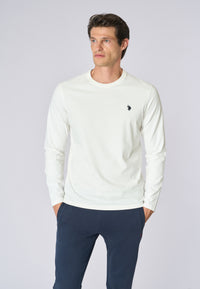 T-shirt a maniche lunghe in heavy jersey