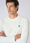 T-shirt a maniche lunghe in heavy jersey
