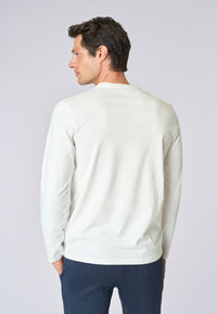 T-shirt a maniche lunghe in heavy jersey