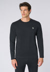 T-shirt a maniche lunghe in heavy jersey