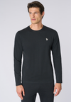 T-shirt a maniche lunghe in heavy jersey