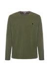 T-shirt a maniche lunghe in heavy jersey