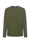 T-shirt a maniche lunghe in heavy jersey