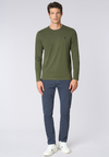 T-shirt a maniche lunghe in heavy jersey