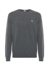 Maglia girocollo cotone e cashmere