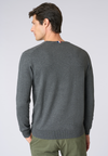 Maglia girocollo cotone e cashmere