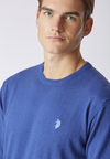 Maglia girocollo cotone e cashmere