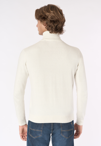 Maglia dolcevita cotone e cashmere