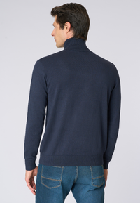 Maglia dolcevita cotone e cashmere